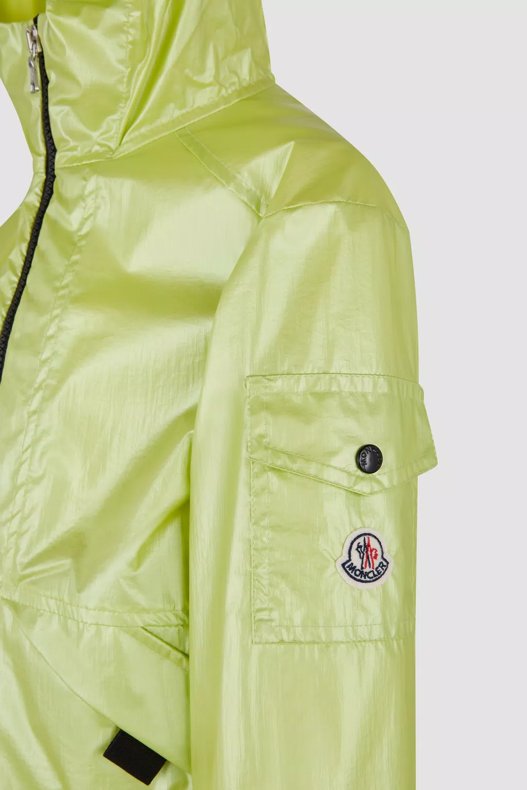 MONCLER KIDS AKELLO HOODED ACTIVITY JACKET (LIME)