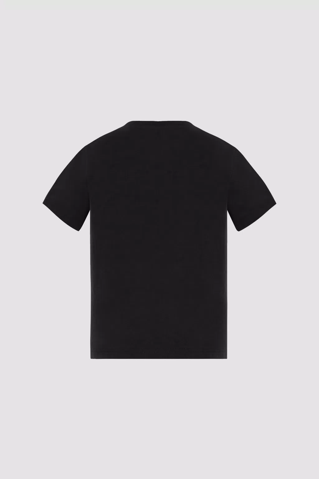 몽클레어 키즈 로고 패치 반팔 티셔츠 (블랙)