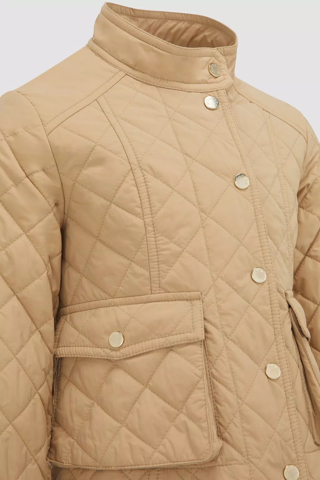 MONCLER KIDS KAMARIA MATLASSE JACKET (BEIGE)