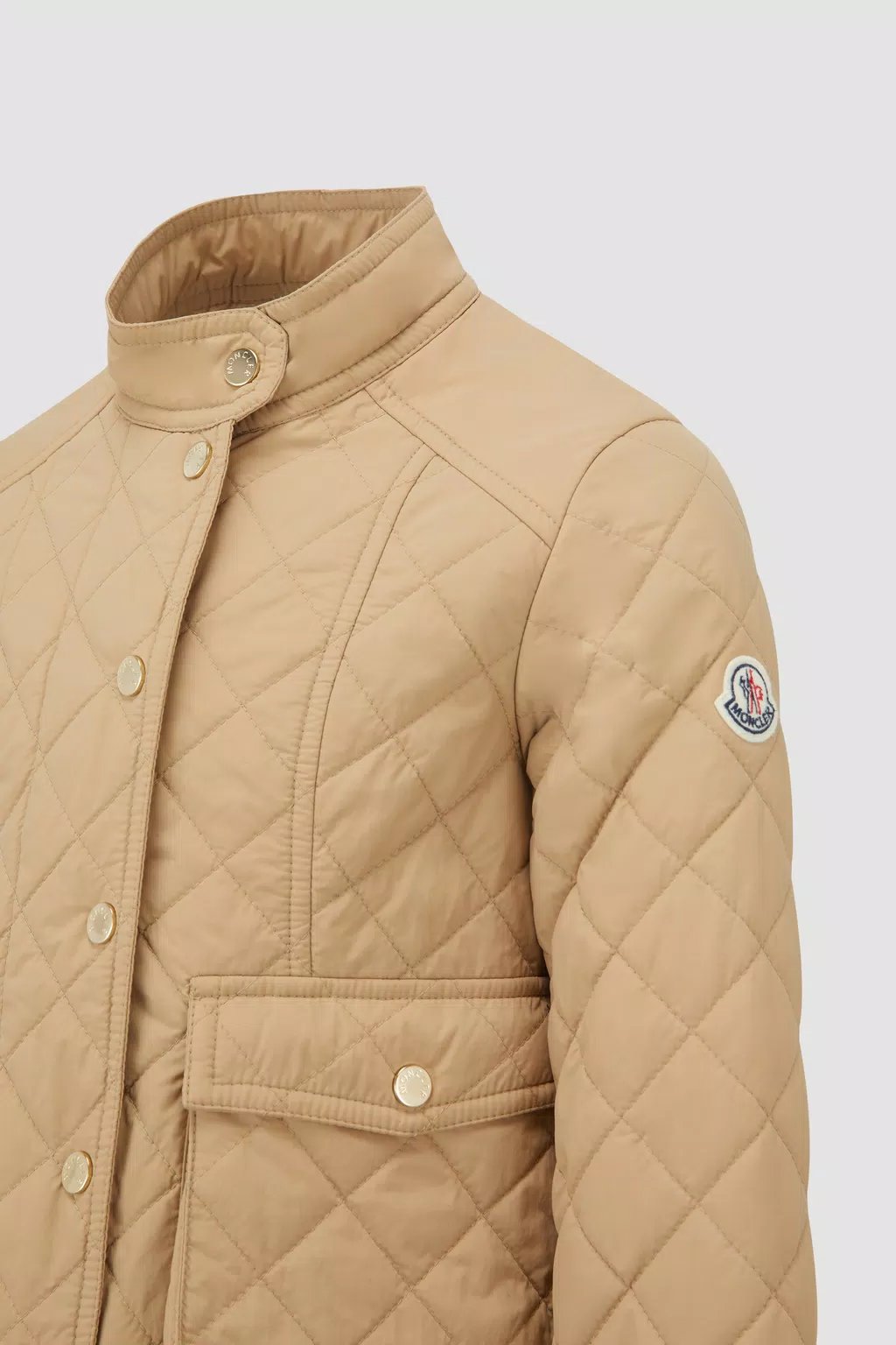 MONCLER KIDS KAMARIA MATLASSE JACKET (BEIGE)