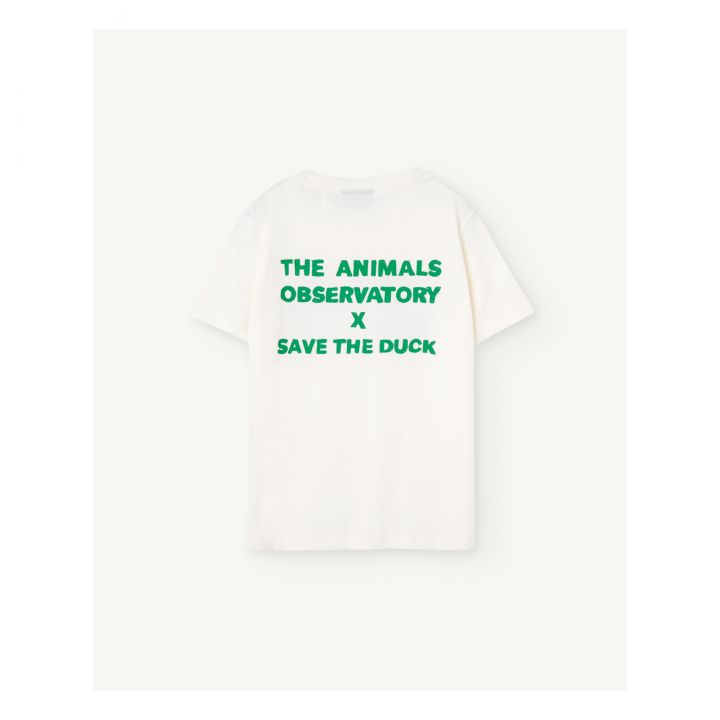 Tao 24SS Rooster Save the Duck Short Sleeve T-Shirt (White) 