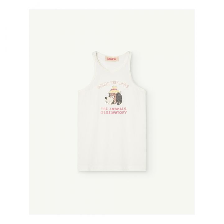 Tao 24SS Frog Billy Le Chien Tank Top Sleeveless T-Shirt (White) 