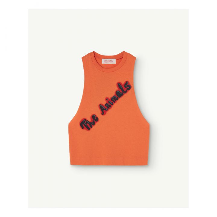 Tao 24SS Prawn Tank Top Sleeveless T-Shirt (Orange) 