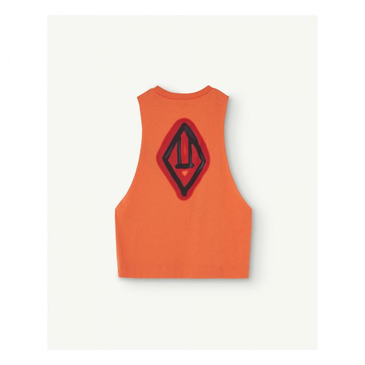 Tao 24SS Prawn Tank Top Sleeveless T-Shirt (Orange) 