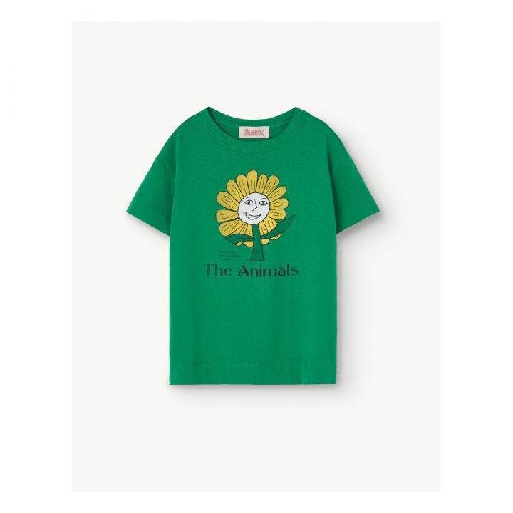 Tao 24SS Rooster Flower Short Sleeve T-Shirt (Green) 