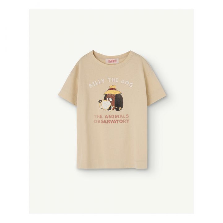 타오 24SS Billy the Dog 반팔 티셔츠 (베이지)