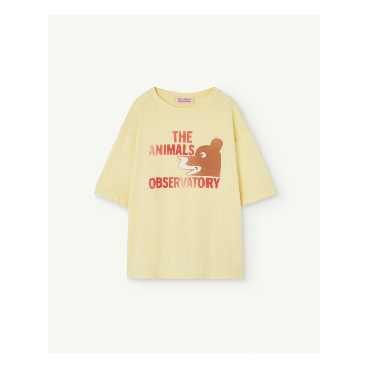 Tao 24SS Rooster Oversized Short Sleeve T-Shirt (Pale Yellow) 