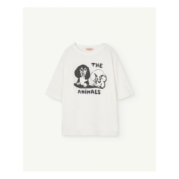 Tao 24SS Rooster Oversized Dog Short Sleeve T-Shirt (White) 