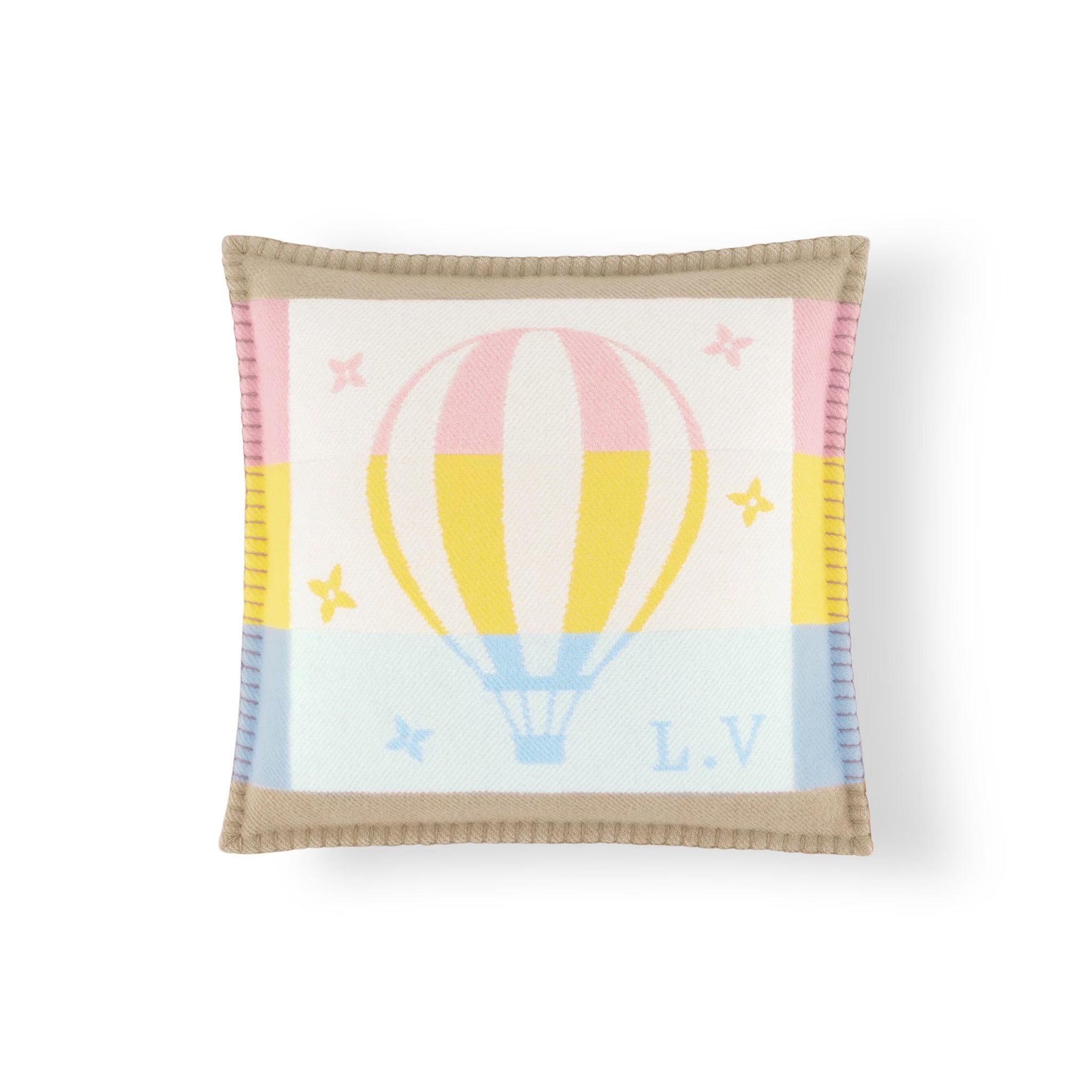 Louis Vuitton Hot Air Balloon Cushion (2 Colors)