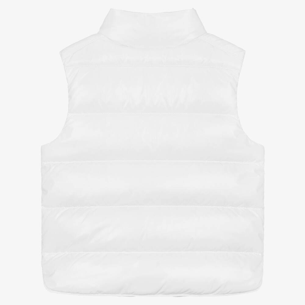 [Outlet] Moncler Kids BERNARD Padded Vest (White)