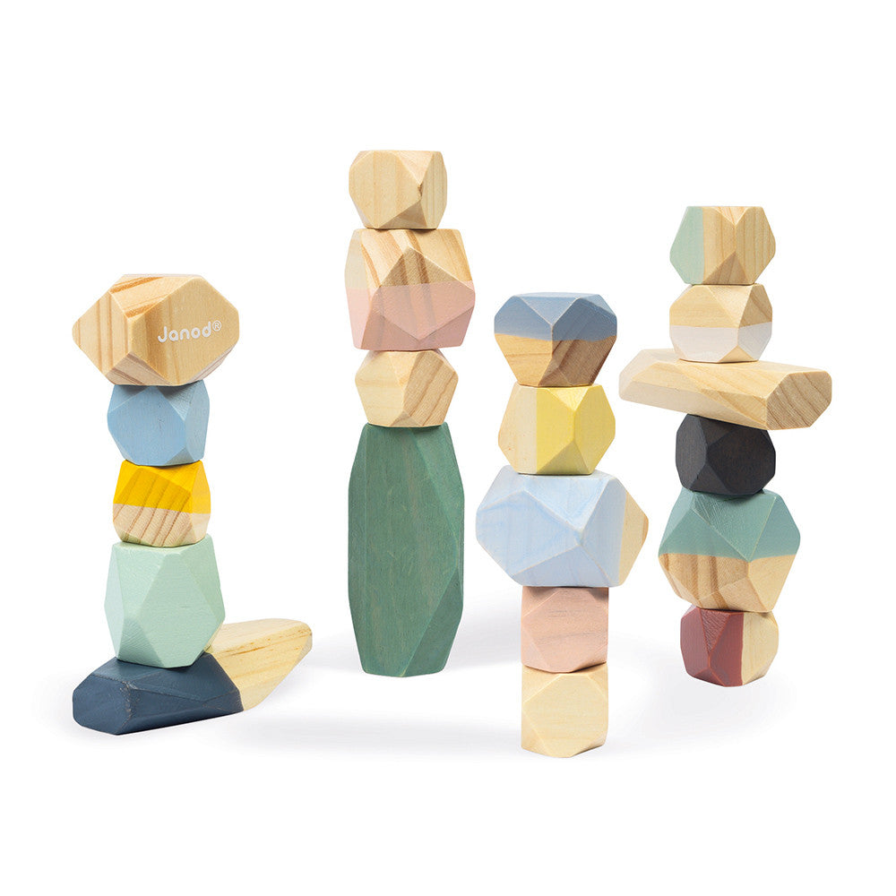 Janod Sweet Cocoon Log Stacking Blocks