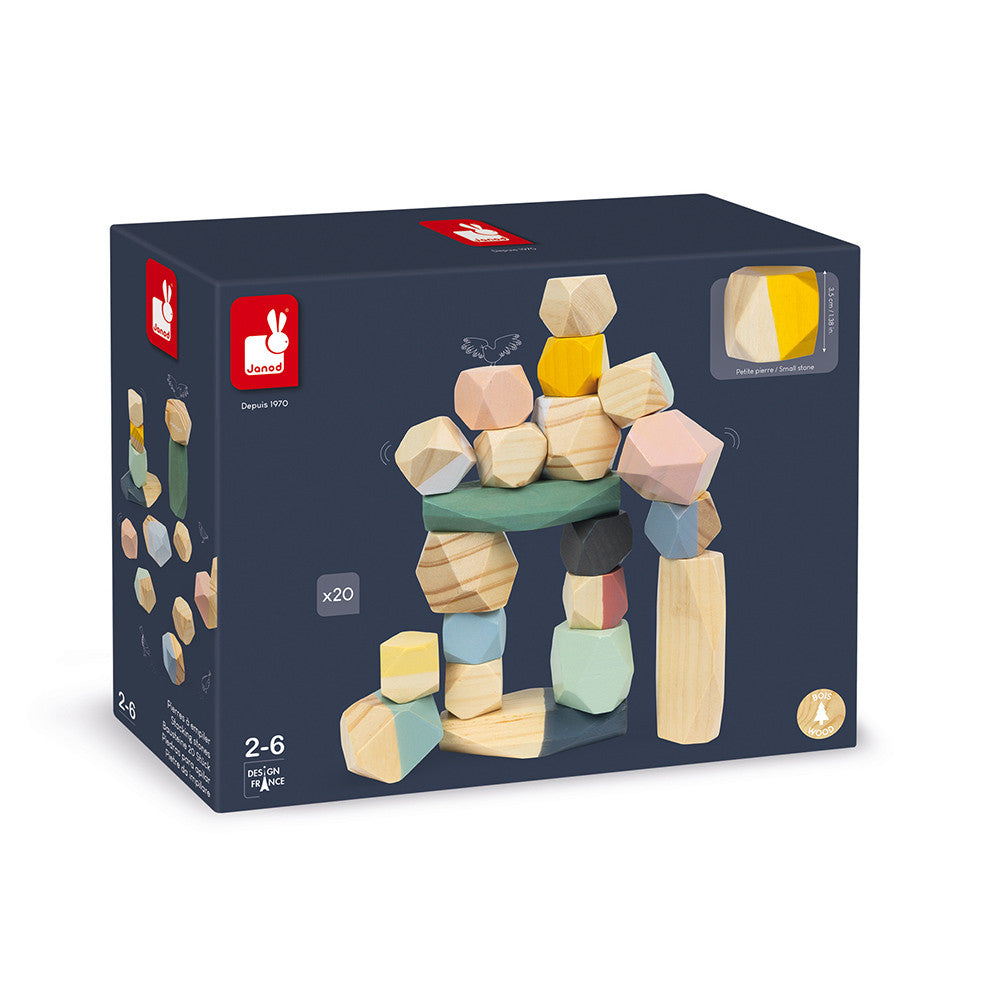 Janod Sweet Cocoon Log Stacking Blocks