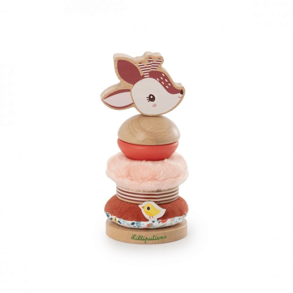 Lily Petit Ang Stella Deer Pyramid Ring Stacking