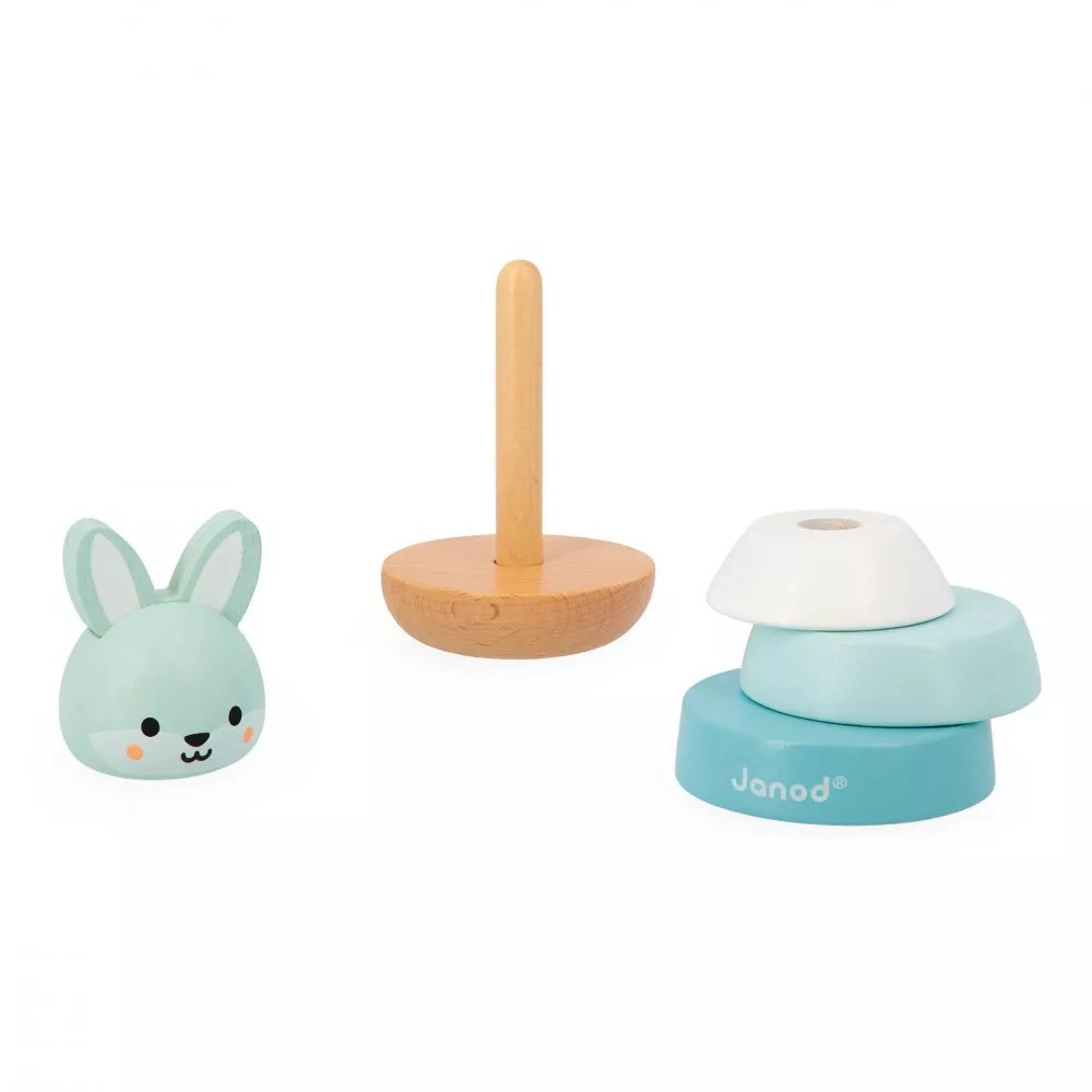 Janod Rabbit Stacking Game