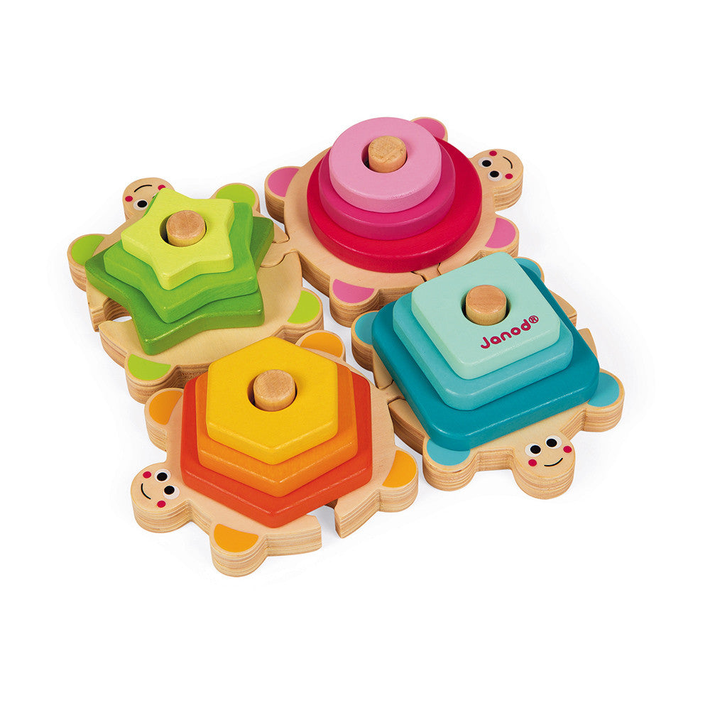 Janod Log Turtle Stacking Puzzle