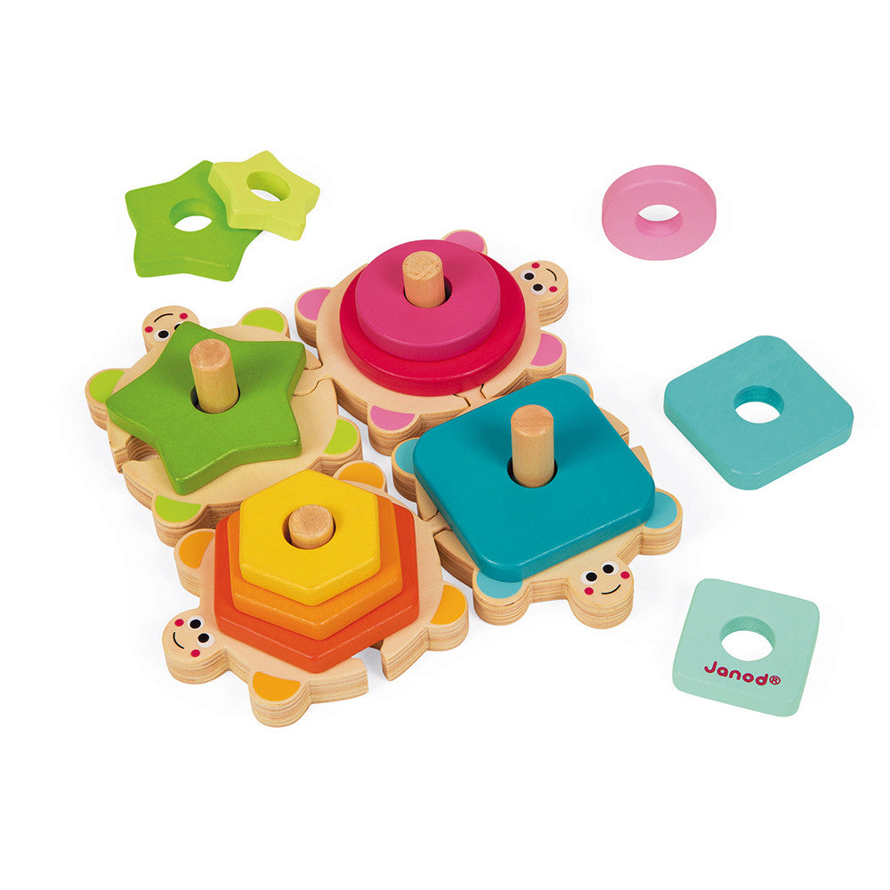 Janod Log Turtle Stacking Puzzle