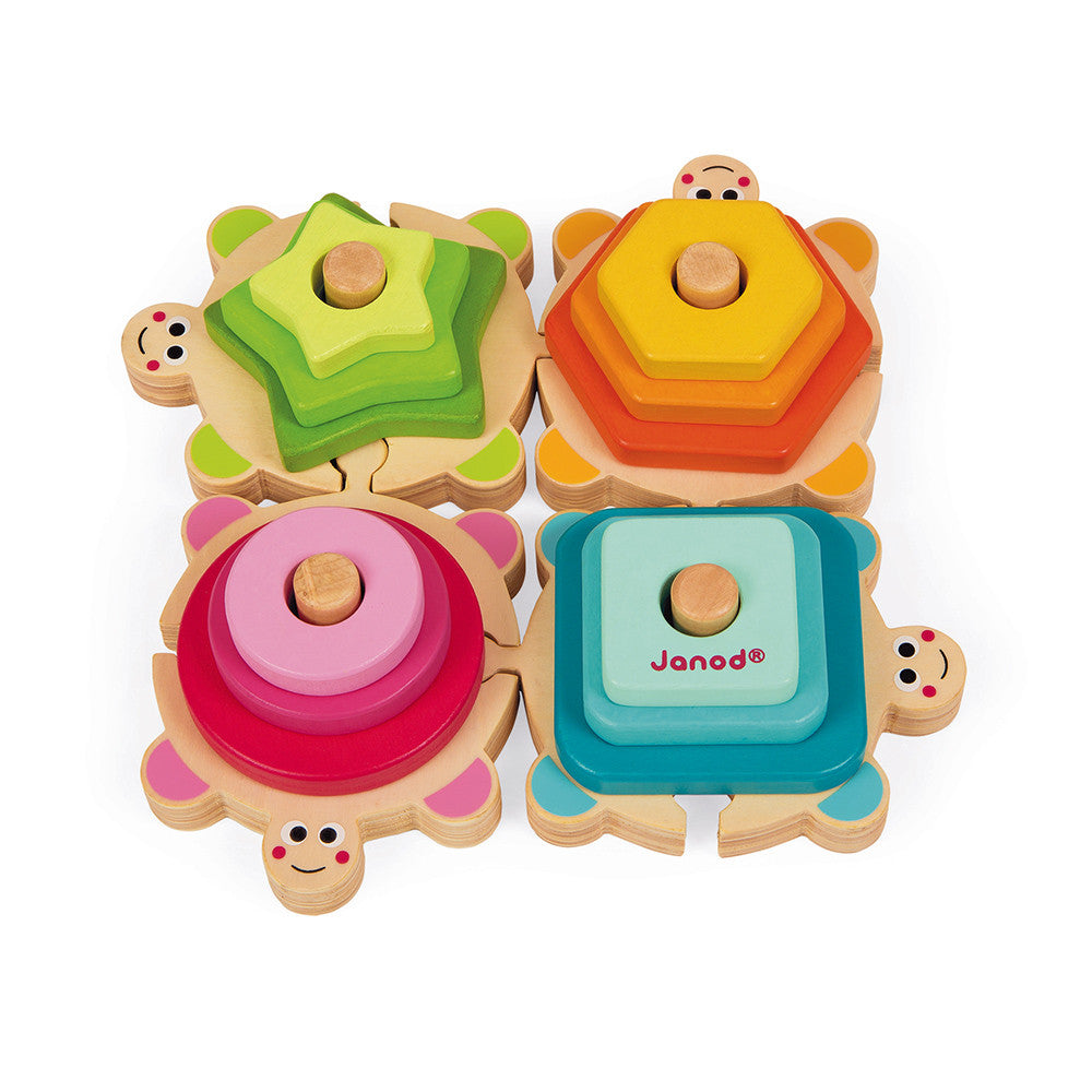 Janod Log Turtle Stacking Puzzle