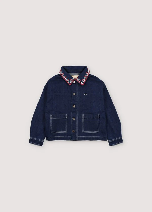 24AW The New Society SENA Denim Over Shirt (Midnight Blue)